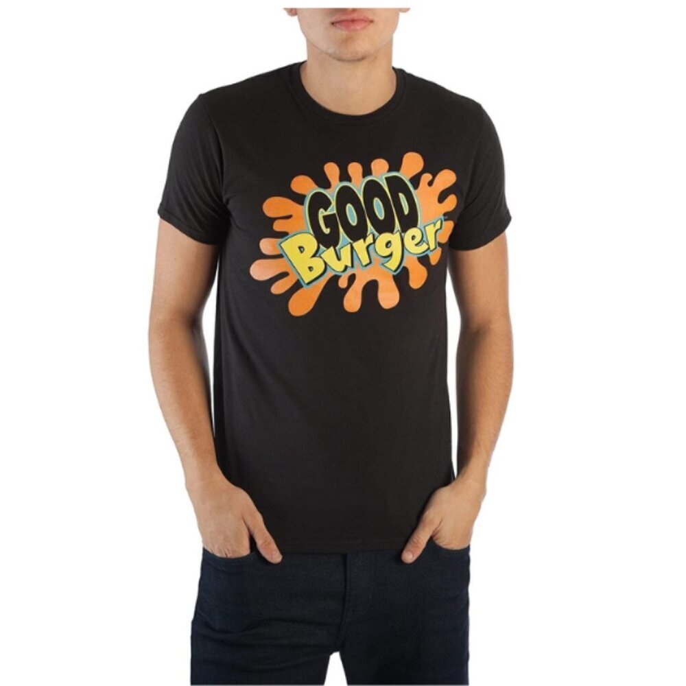 Nickelodeon Good Burger T-Shirt Men's Black Logo Tee New Viacom Size XLarge